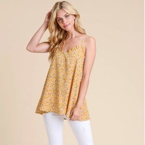 Hopely Ruffle Trim Halter Top